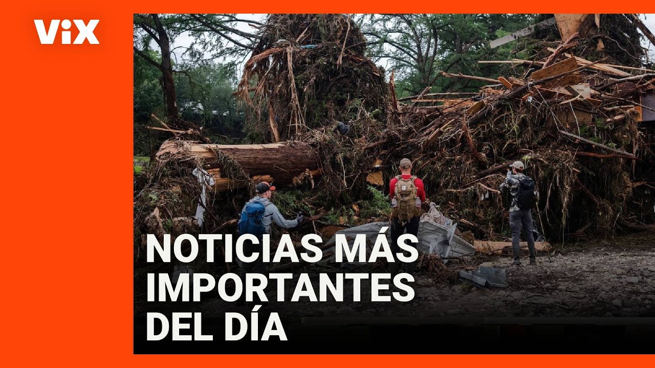 Desolación tras inundaciones en Texas: cifra de muertos sube a 109 | resumen de las noticias del día