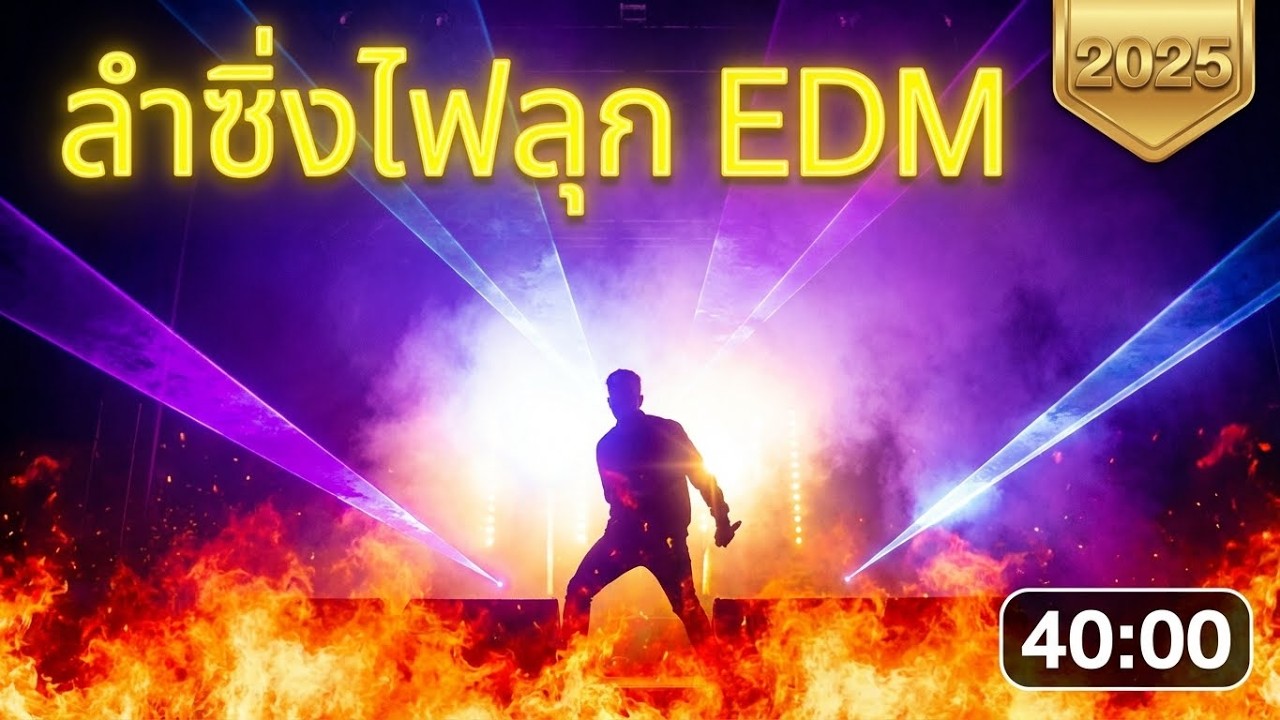 ลำซิ่ง EDM ไฟลุก 2025 เพลงอีสานแดนซ์ 40 นาที