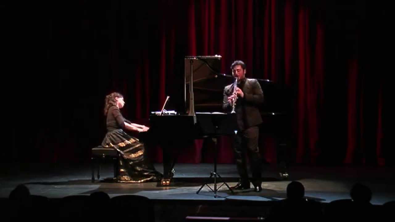 Angelo Montanaro, Clarinet. Luigi Bassi: Divertimento sui temi del Trovatore. Irene Alfageme, Piano