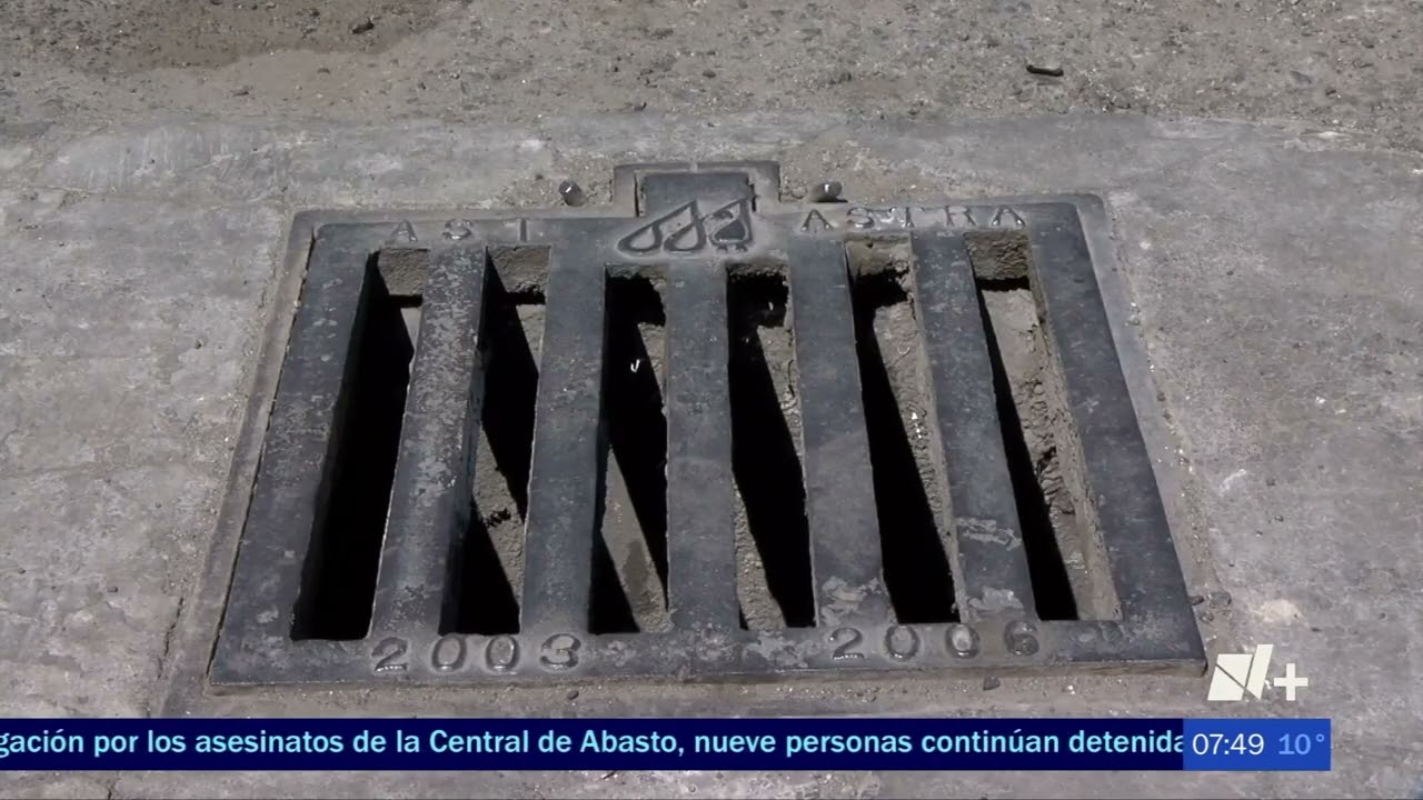 Habrá cárcel por robo de coladeras en Toluca, Edomex. (German Zepeda)