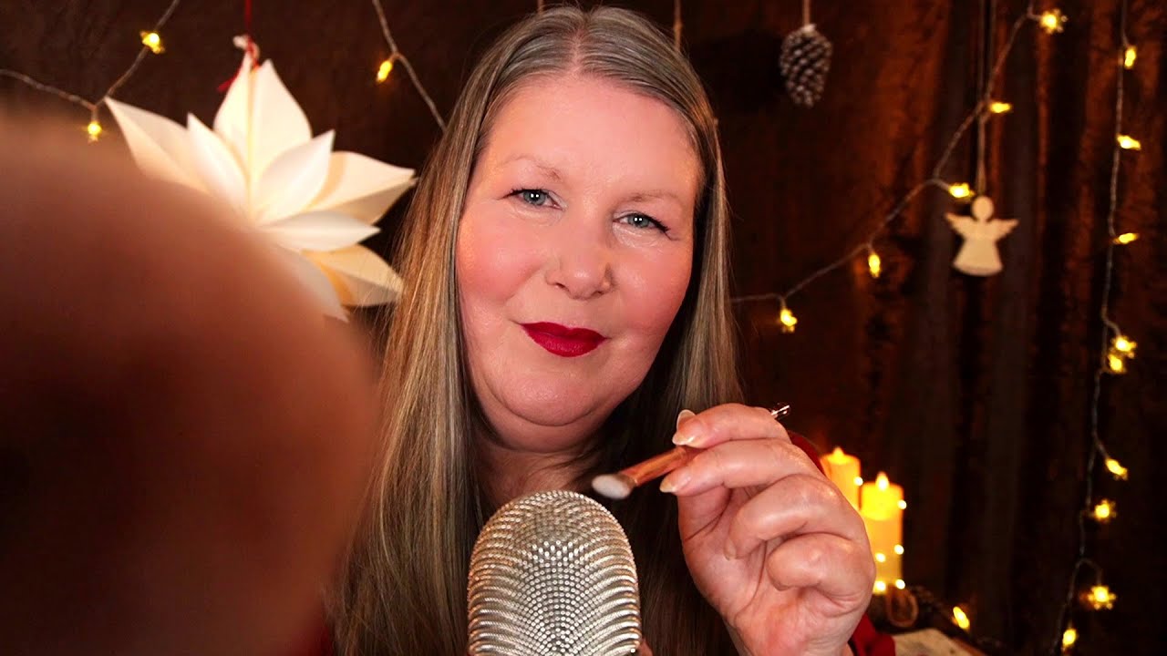 ASMR Einschlafen in 30 Minuten ❤️ Tapping, Scratching, Mic & Face brushing, Knistern ❤️ Deutsch