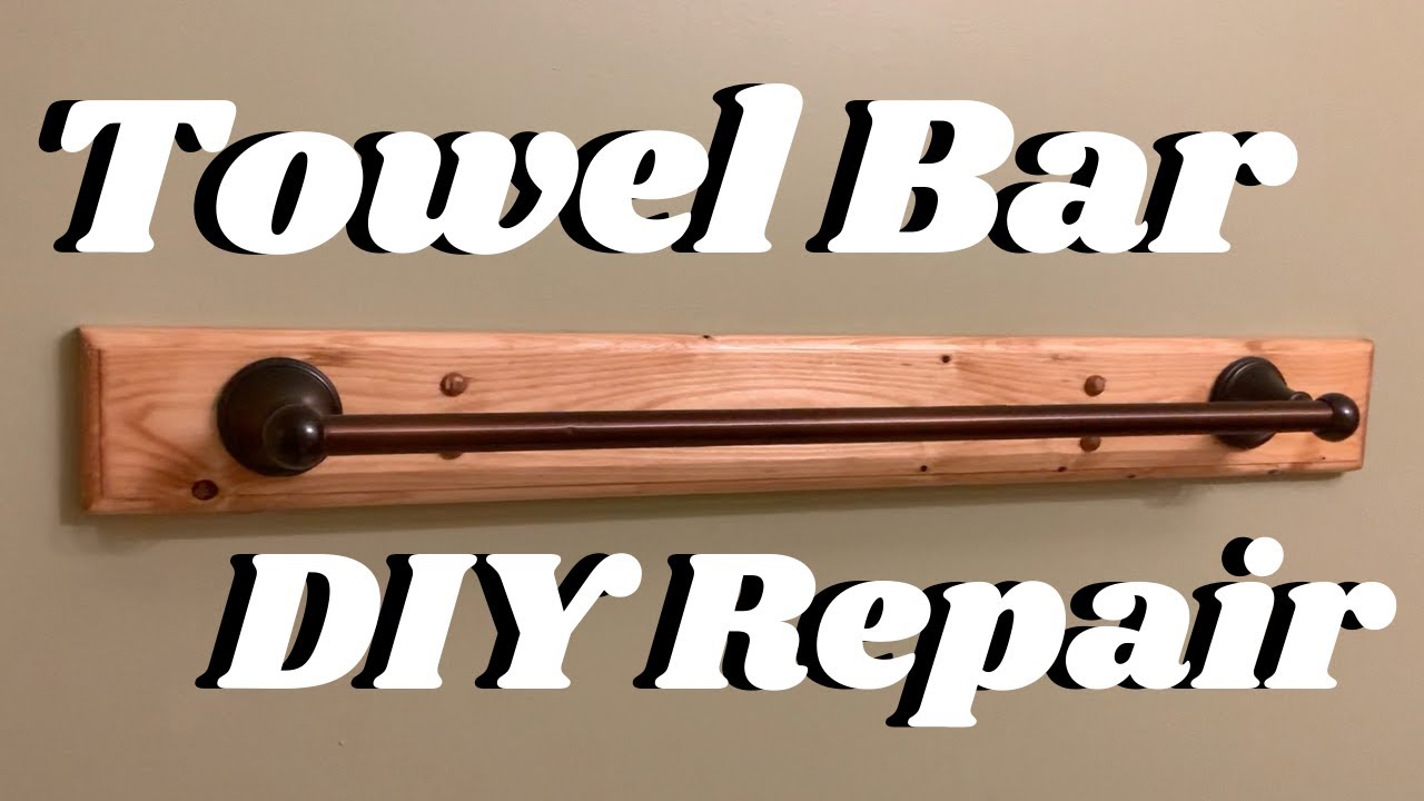 DIY Repair to Securely Fasten Loose Towel Bar | Tutorial Tuesday Ep. 150
