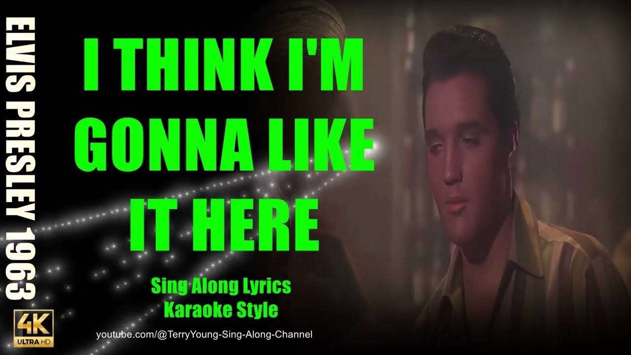 Elvis I Think I'm Gonna Like It Here 1963 4K Lyrics