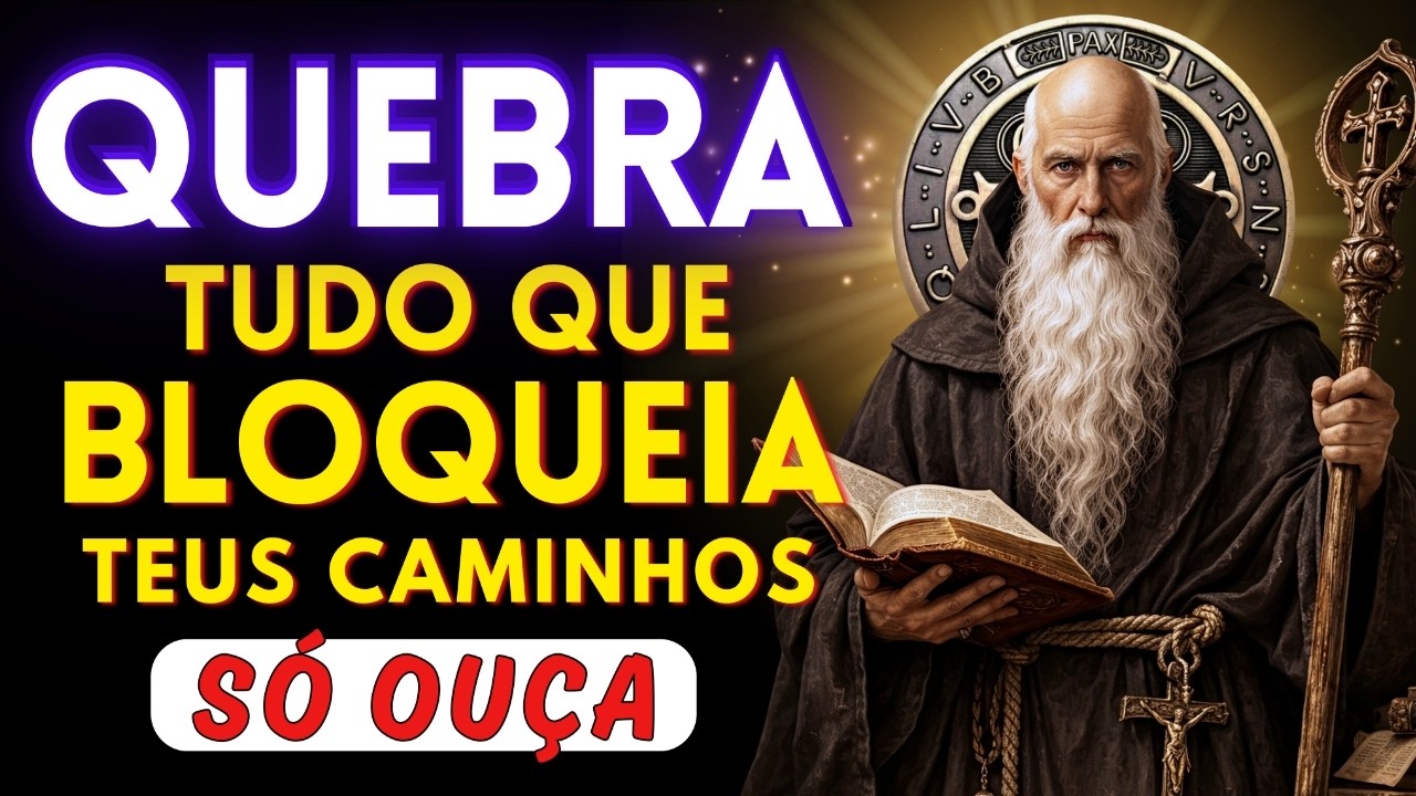 🔥ORA&Ccedil;&Atilde;O DE S&Atilde;O BENTO PARA AFASTAR TODO MAL DA SUA VIDA Muito Forte e Poderosa