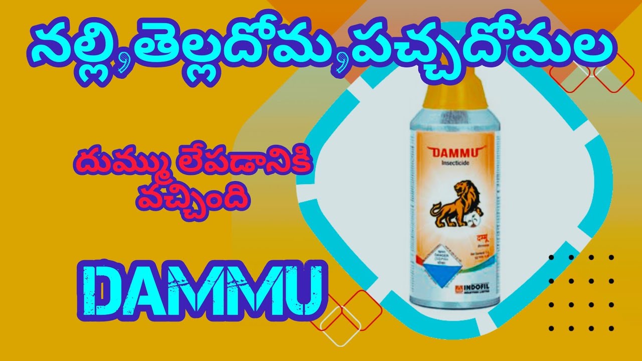 Dammu insecticide గురించి మొదటి సారిగా తెలుగులో...|Indofil Dammu|