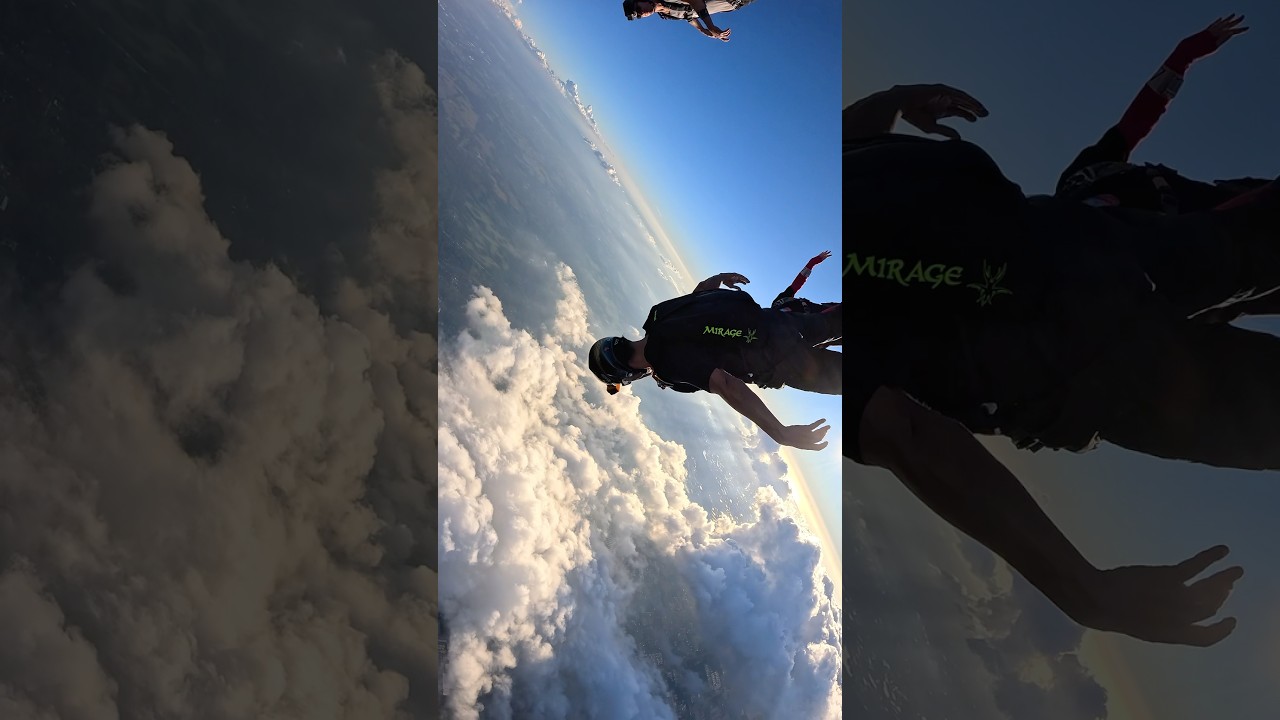 The sunset view on this jump was amazing! #skydiving #extreme #extremesports #adrenaline #sunset