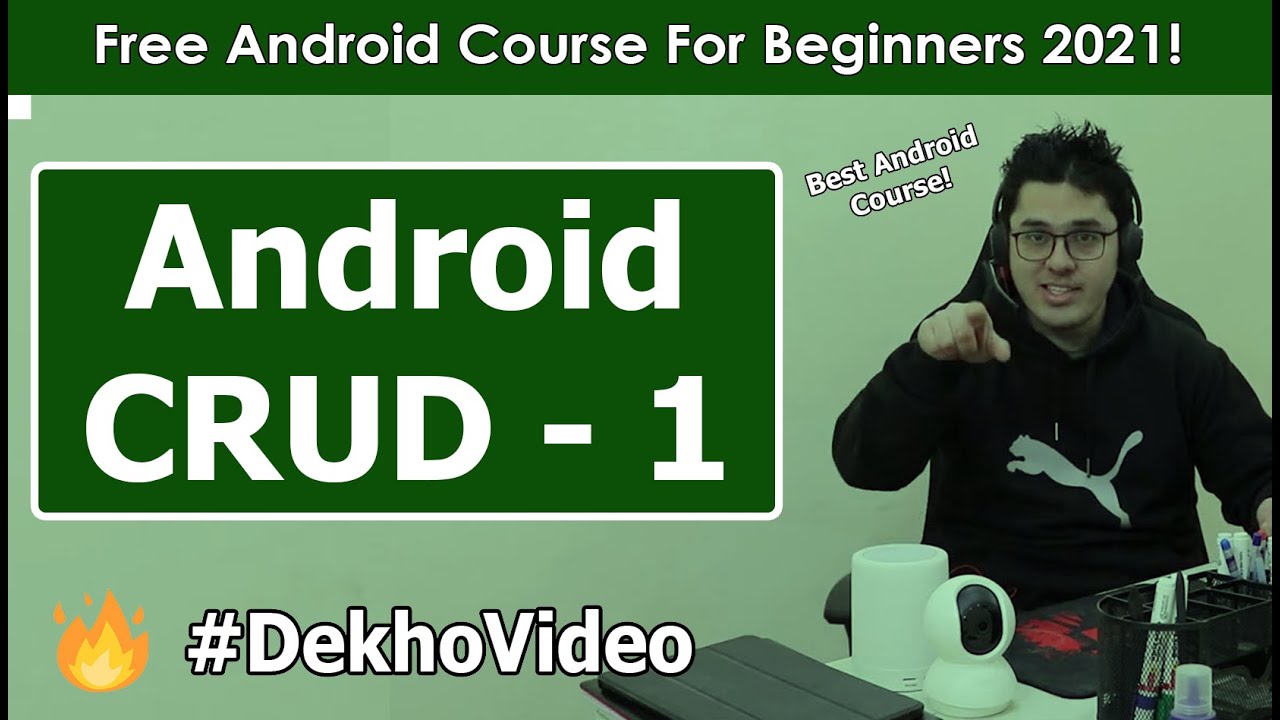 SQLite Android CRUD: Implementing Database class | Android Tutorials in Hindi #25