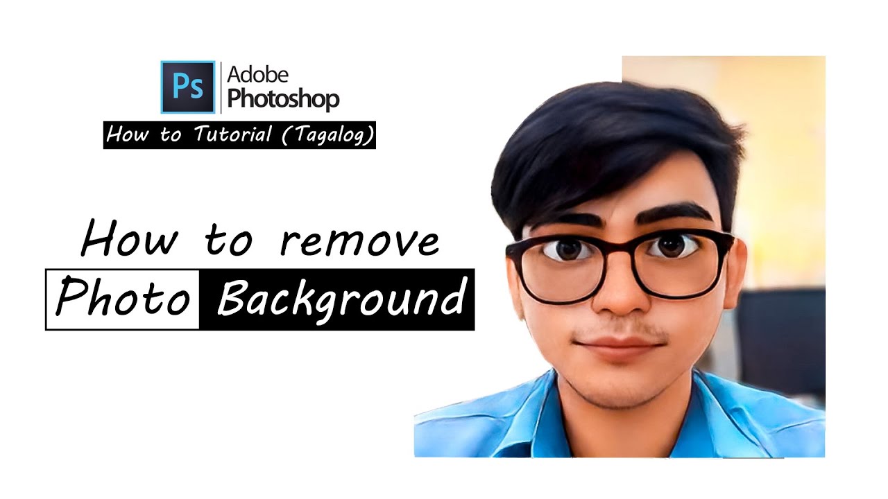 How to a remove background in Photoshop (Tagalog)