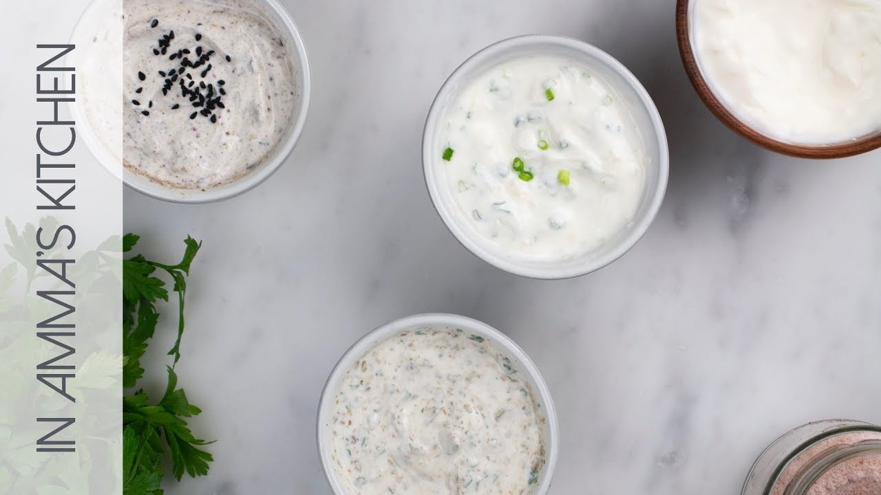 3 Easy & Quick Yogurt Dip Sauce Recipes