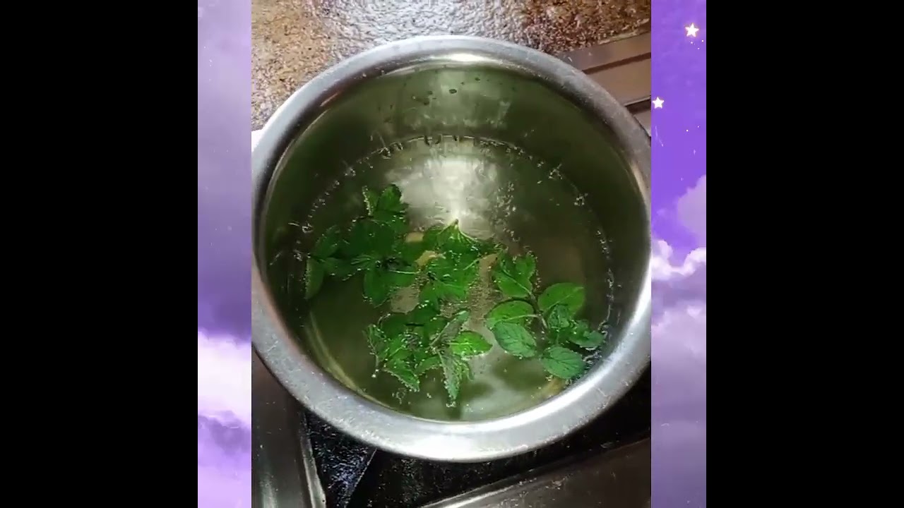 Homemade green tea 🍵🍵🍵🍵 ...... Ready cheyadam ...❤️🥰🥰