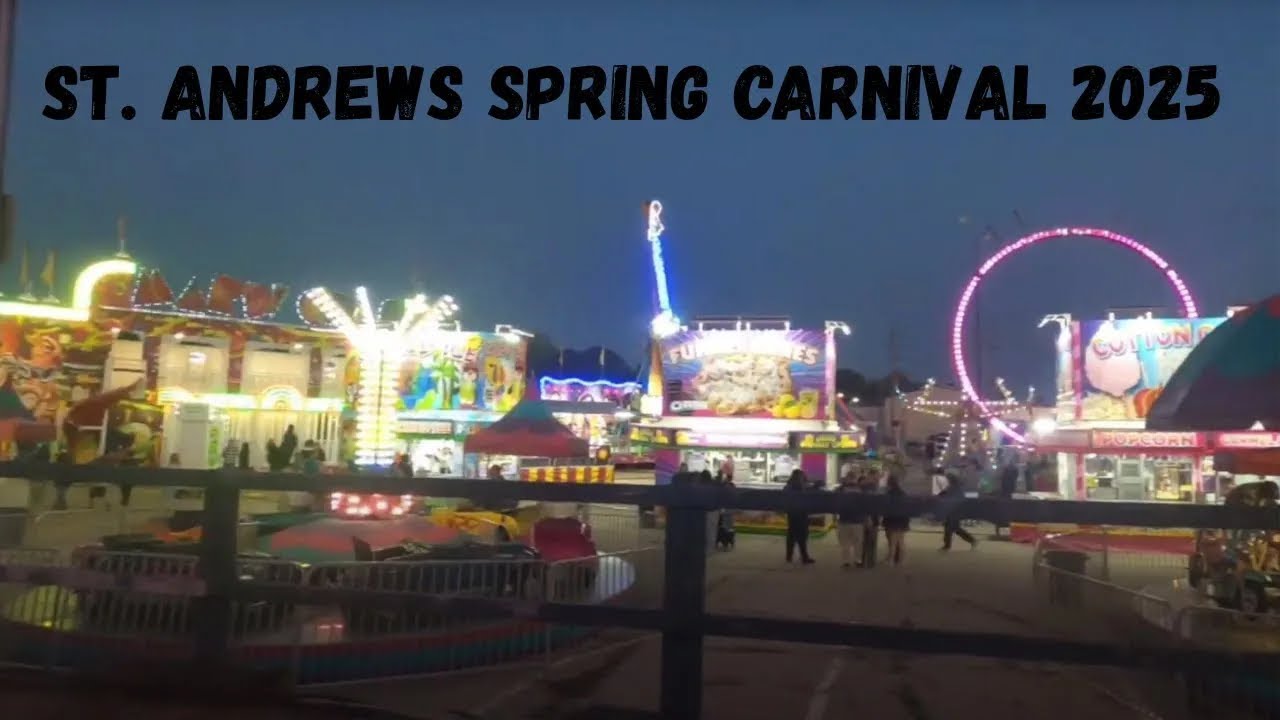 St. Andrews Spring carnival | May 2025 Vlog {Go-Pro}