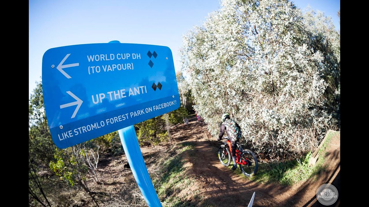 Stromlo World Cup Downhill -stromlo trail map