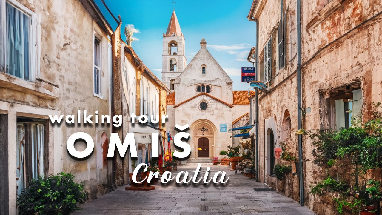 OMIŠ 🇭🇷 CROATIA 🇭🇷 WALKING TOUR 4K