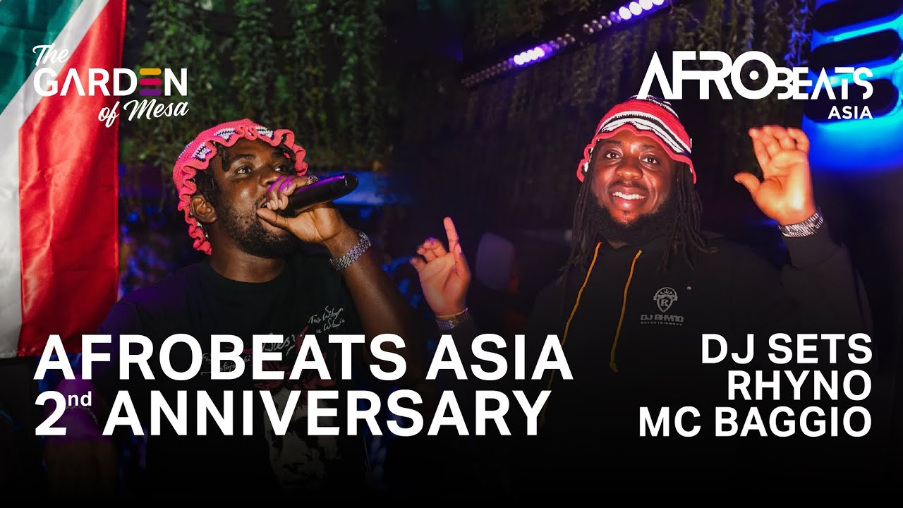 Afrobeats Asia 2nd Anniversary | Afrobeats x Amapiano Set Live | MESA Lounge Bali 2025