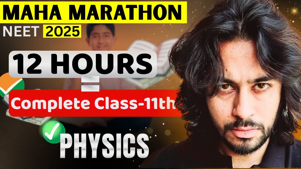 NEET 2025 Physics One Shot | MAHAMARATHON🔥| Complete Class-11th Physics  | Kshitiz Sir