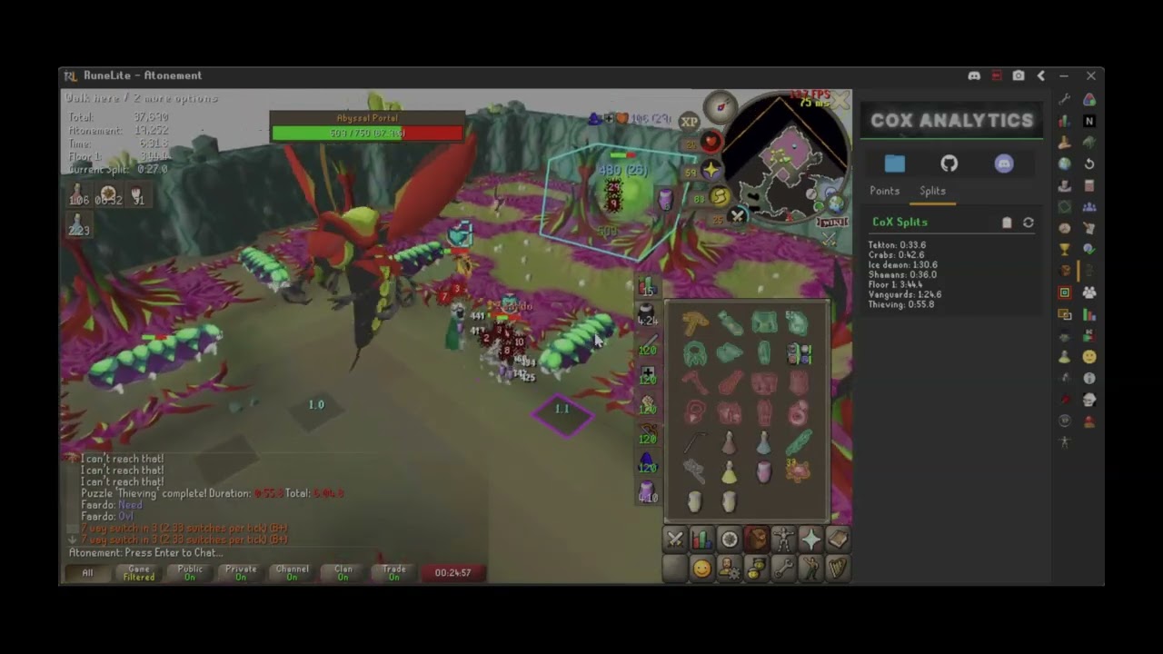 OSRS CoX CM | Trio no prep | 