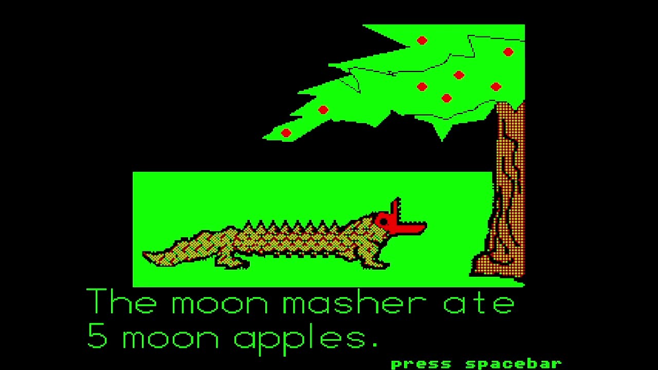 Pip goes to the moon (1986, BBC Micro)