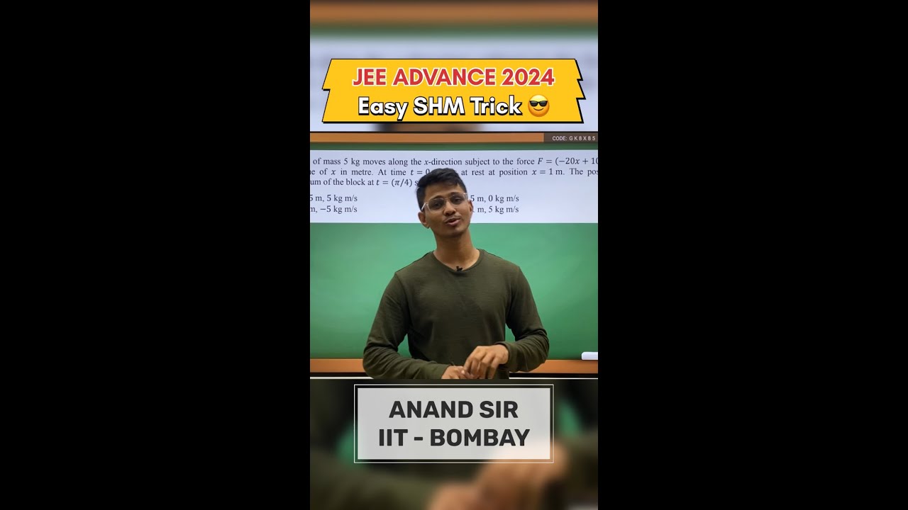 Master JEE Advance Question 😎| Physics | ANAND HALWAI