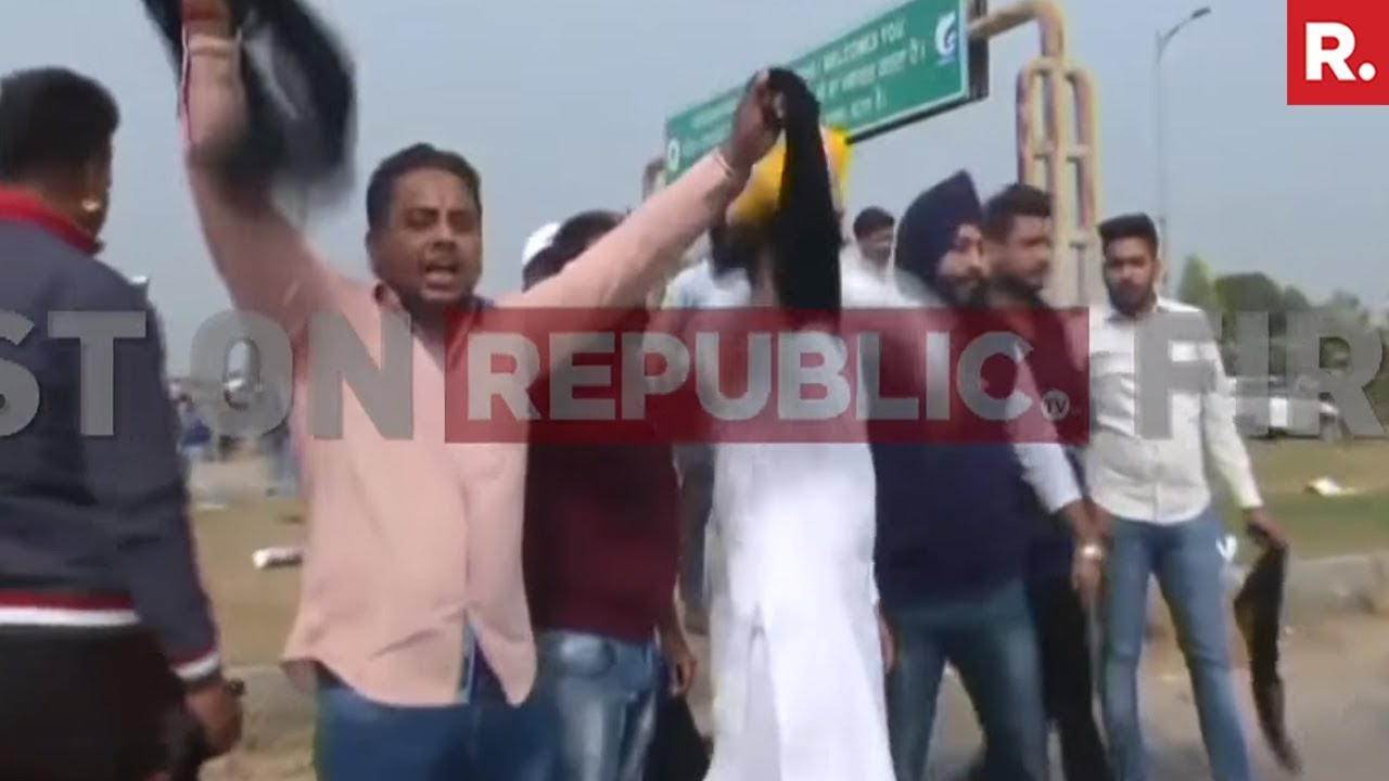 Black Flag Protest Against Arvind Kejriwal