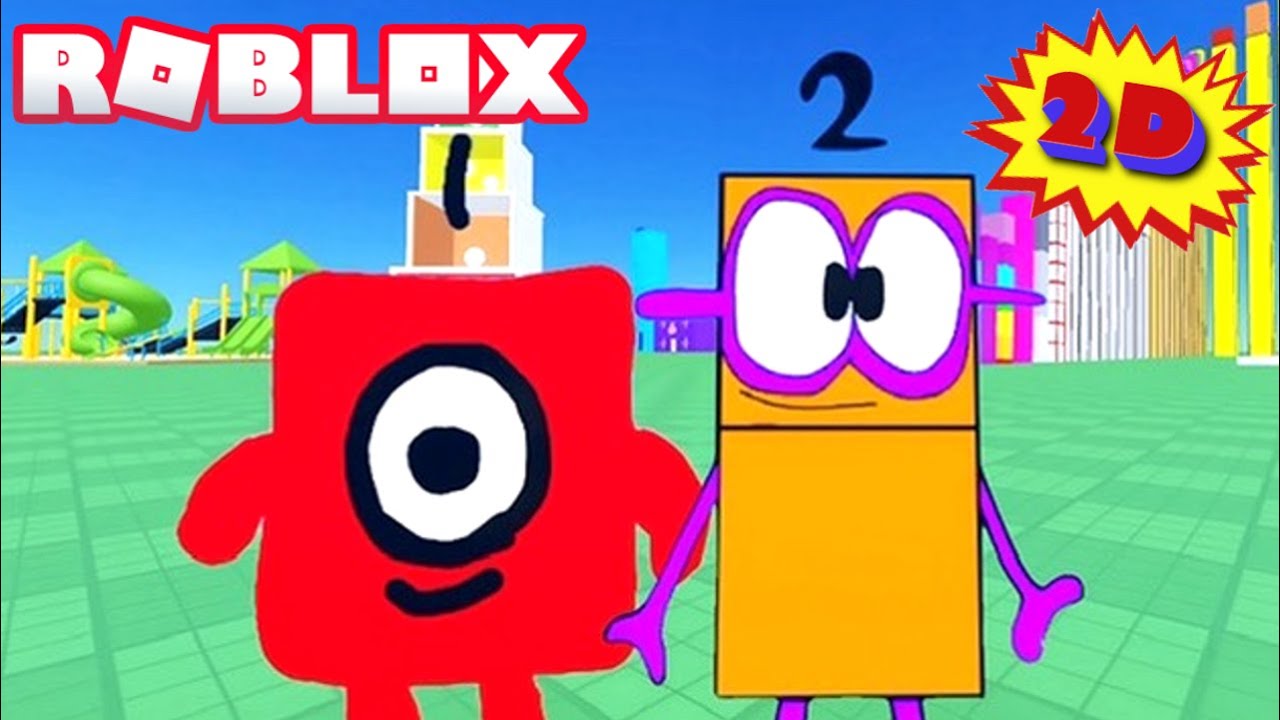 Numberblocks 2D Забавная Фанатская ИГРА | Roblox