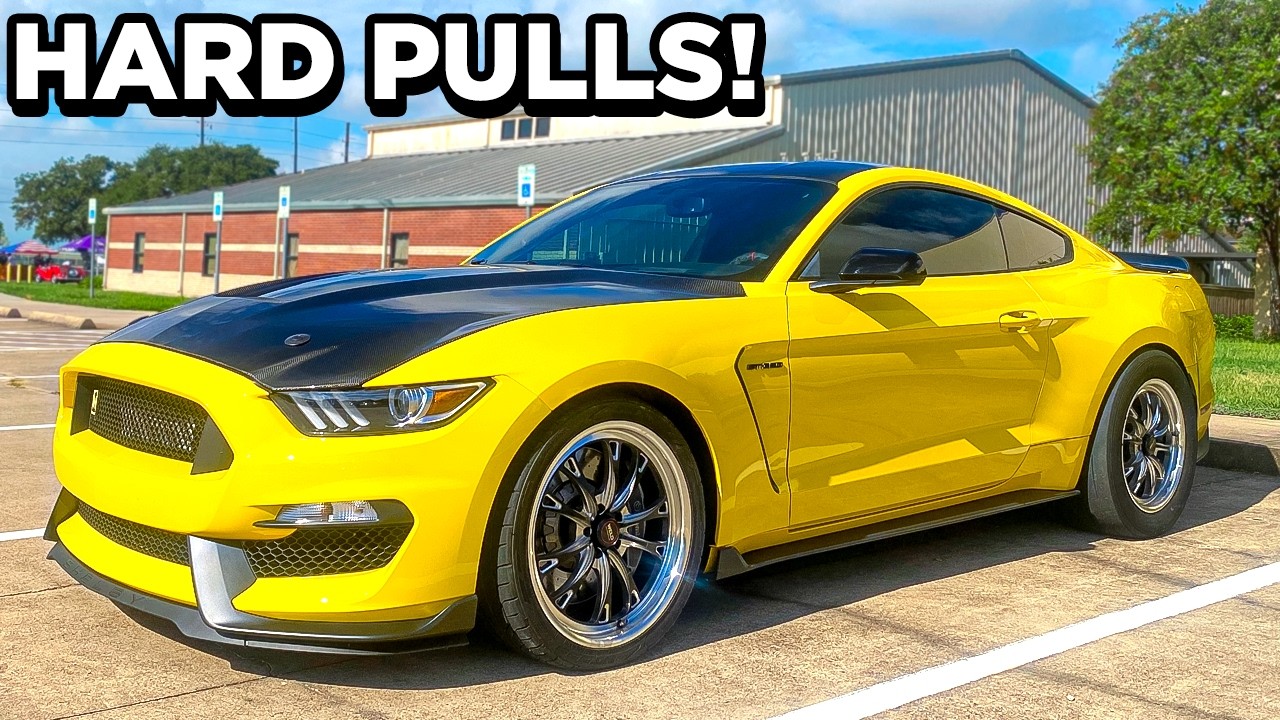 ПЕРВЫЕ ЗАЕЗДЫ НА МОЕМ 950-СИЛЬНОМ Shelby GT350!!