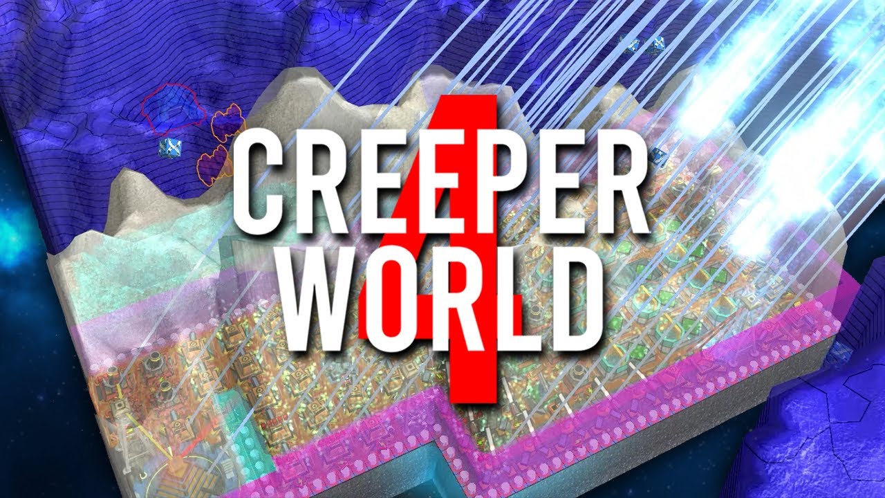ATTACKING HEAVILY ARMOURED BASE FROM THE SKIES! - CREEPER WORLD 4