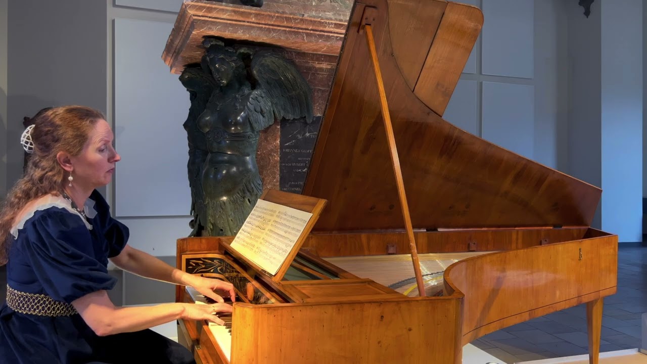Madame Danzi (née Margareta  Marchand );  Variations - Louis Dulcken fortepiano