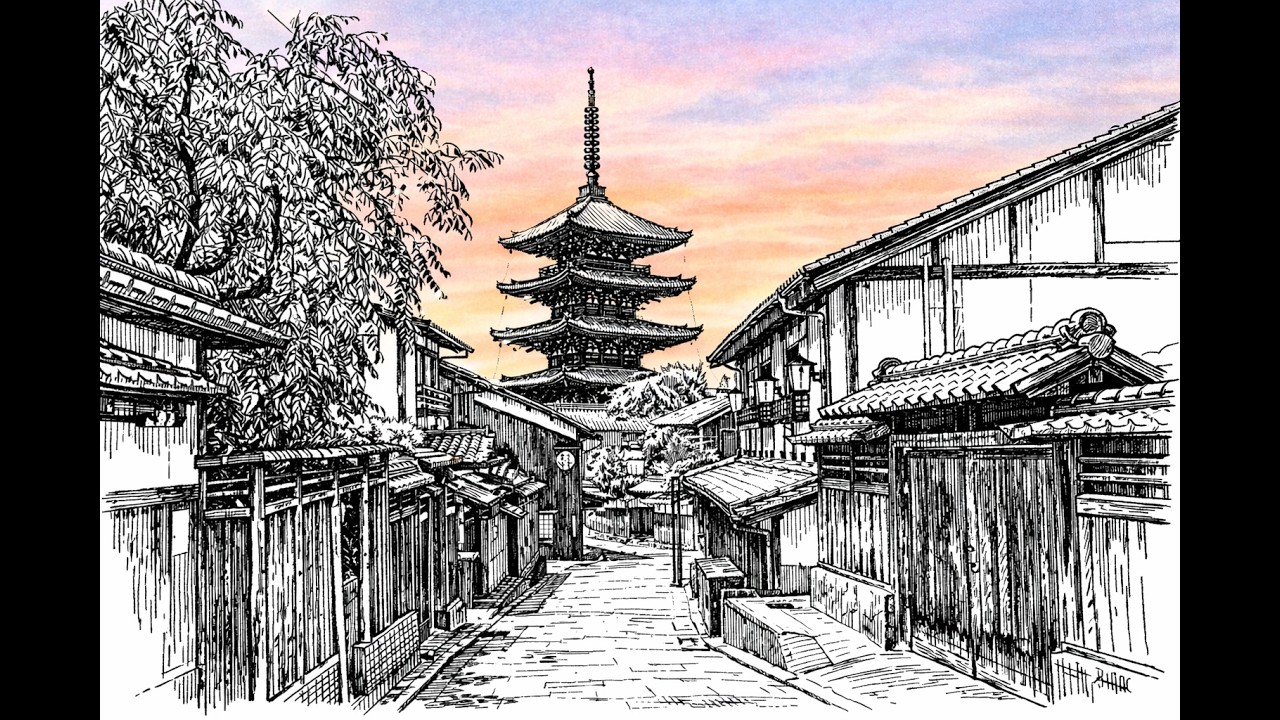 京都の朝焼けBGM｜仕事・勉強・作業用 和風リラックス音楽　Kyoto Sunrise Ambience – Japanese Focus Music for Work & Study
