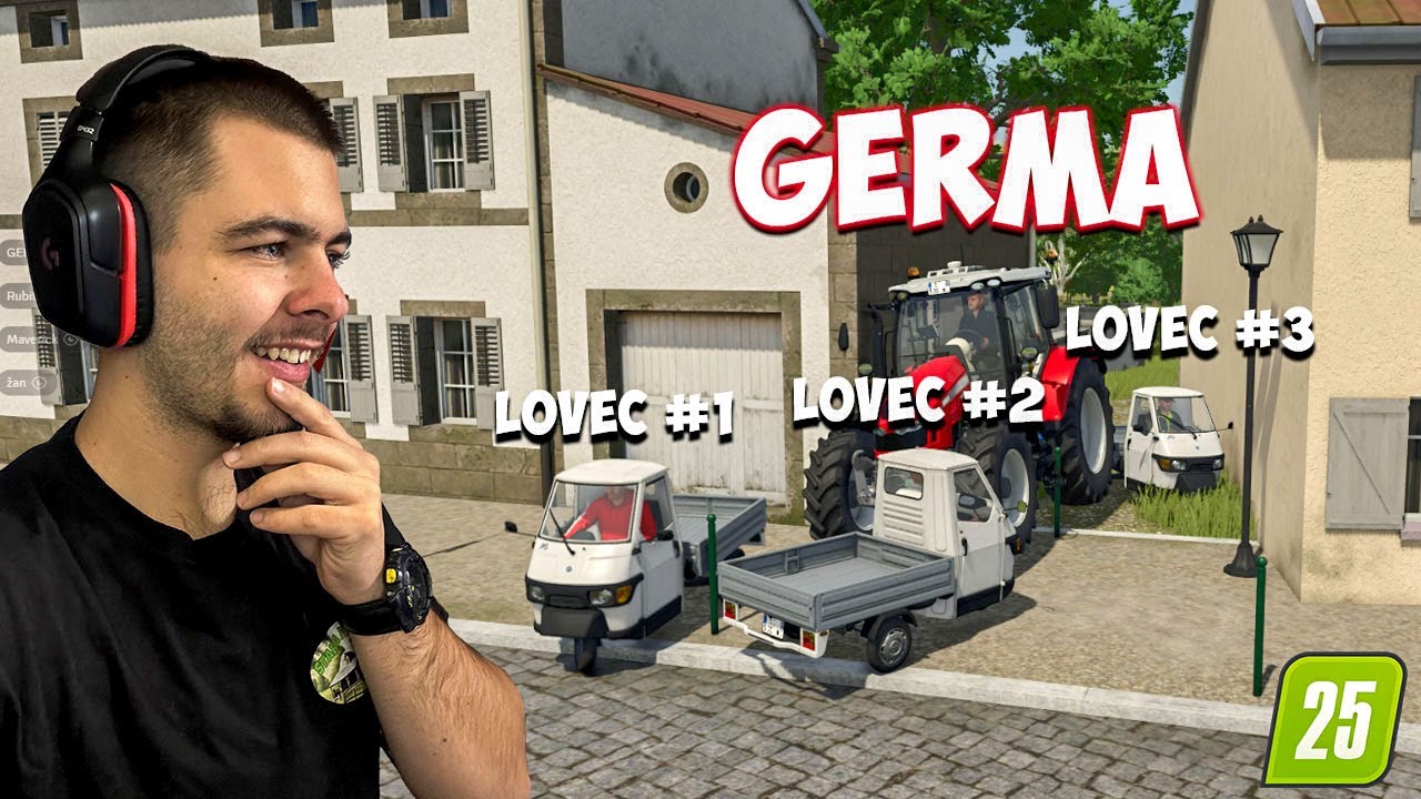 LOVIJO ME Z TUKTUKI!! (FS25 MULTIPLAYER) [SLO]