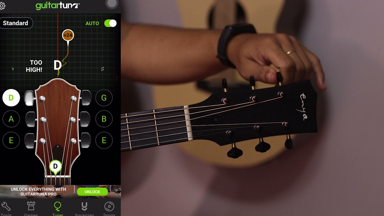 របៀបសារ៉េសំឡេងហ្កីតា  - How Tune Guitar