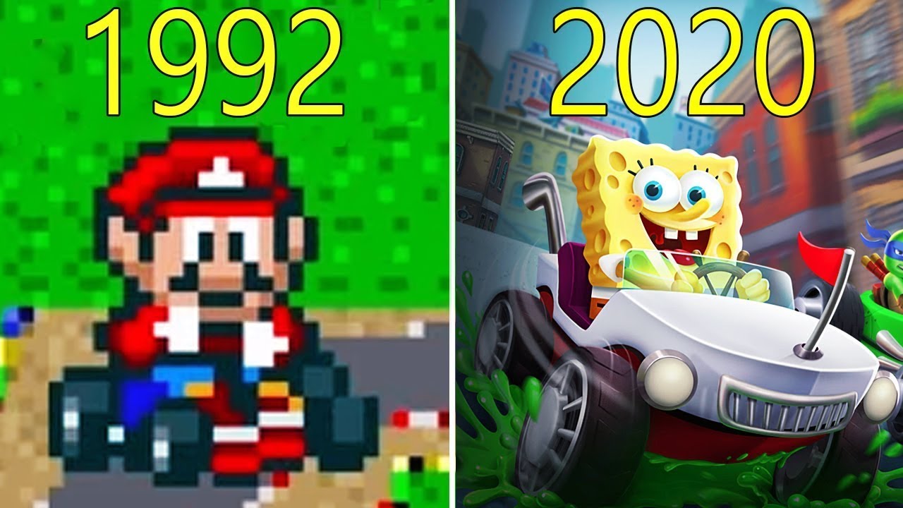 Evolution of Kart Racing Games 1992 2020