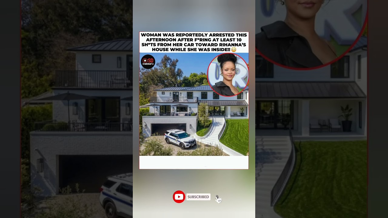 Woman ARRESTED After Shooting at Rihanna&rsquo;s House While She Was Home 😱 #Rihanna #shorts