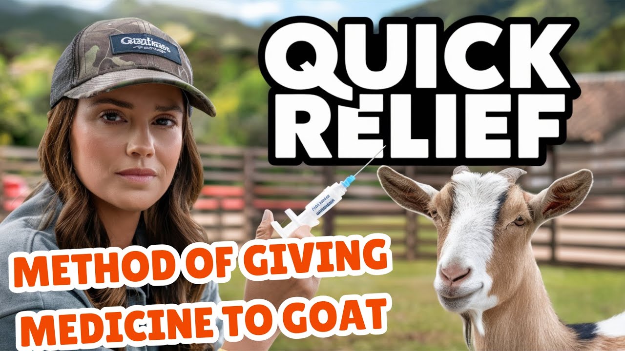 Veterinarian Shares Best Method for Giving Medicine to GOATS!