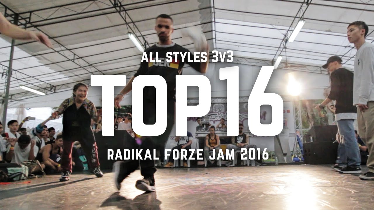 Waydi Majid Reina vs Sekai Katsuya Yoshiki | Top16 | 3v3 All Styles | RF Jam 2016 | RPProductions