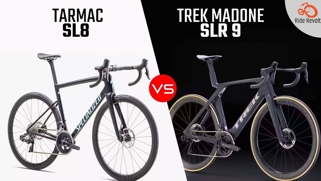 Specialized против Trek — Tarmac SL8 против Madone SLR9 — самый быстрый велосипед в 2025 году?