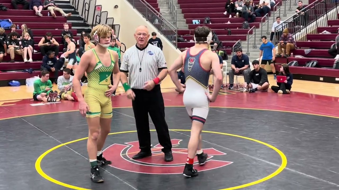 Gavin Pope Buford vs Zachary Wallace Woodland 144lbs Final at the Trojan Invite 2023