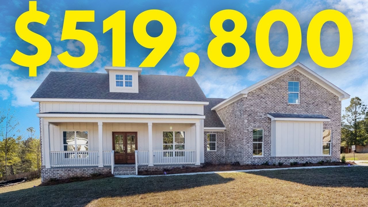 Inside a New Construction Home in Spanish Fort Alabama