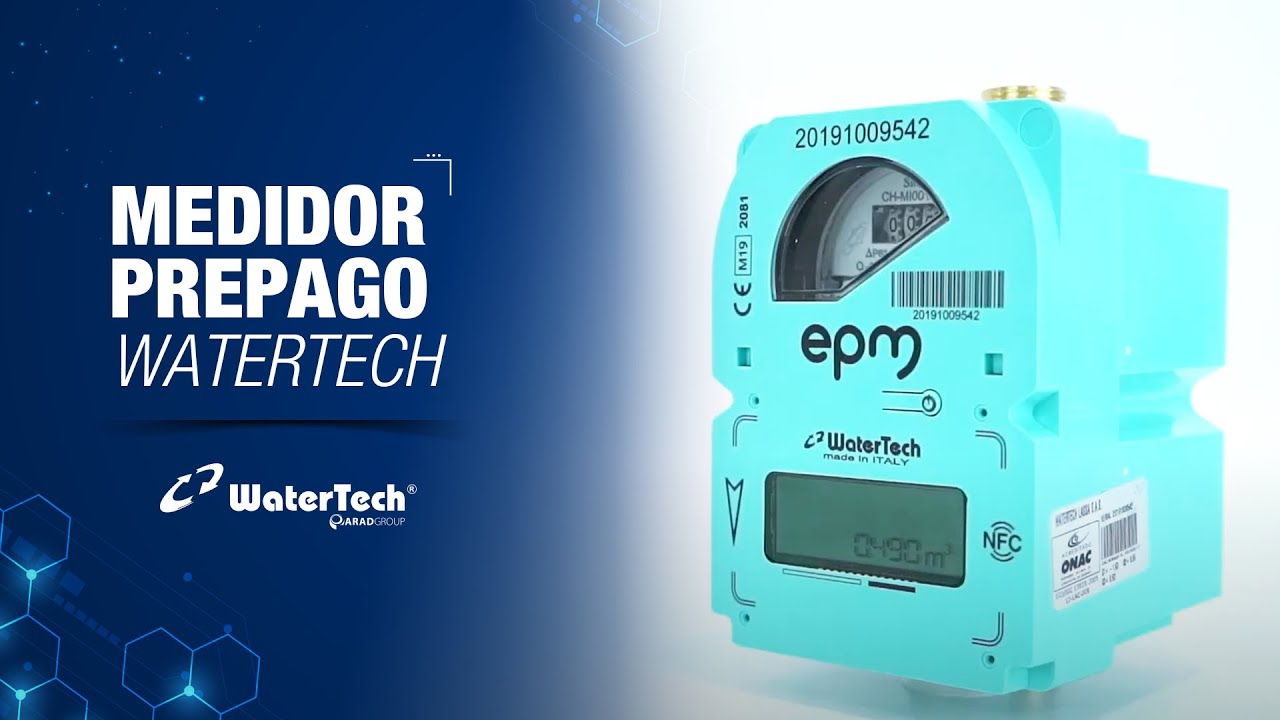 Medidor Prepago Watertech para grupo EPM