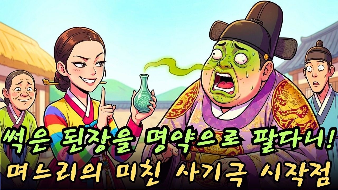 며느리의 썩은 된장 사기극: 콧대 높은 시어머니가 알바생 된 코믹 결말! | #역전극 #시집살이 #참교육 #웃긴영상 #꿀잼