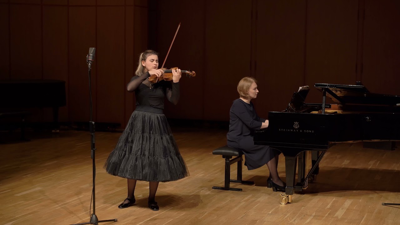 Sofia Firsova N. Paganini Violin Concerto N.1(1part)concertmaster Tatiana Bochkareva