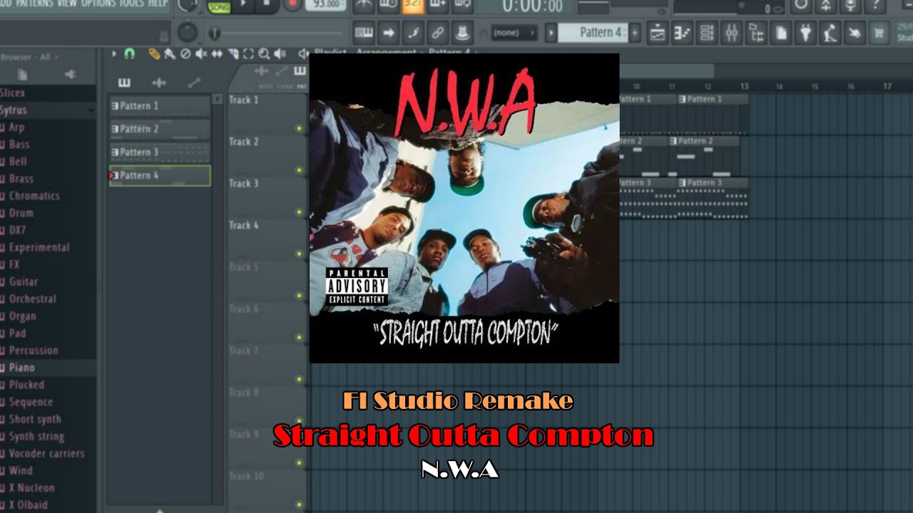 N.W.A - Straight Outta Compton (Fl Studio 20 Remake + Download)