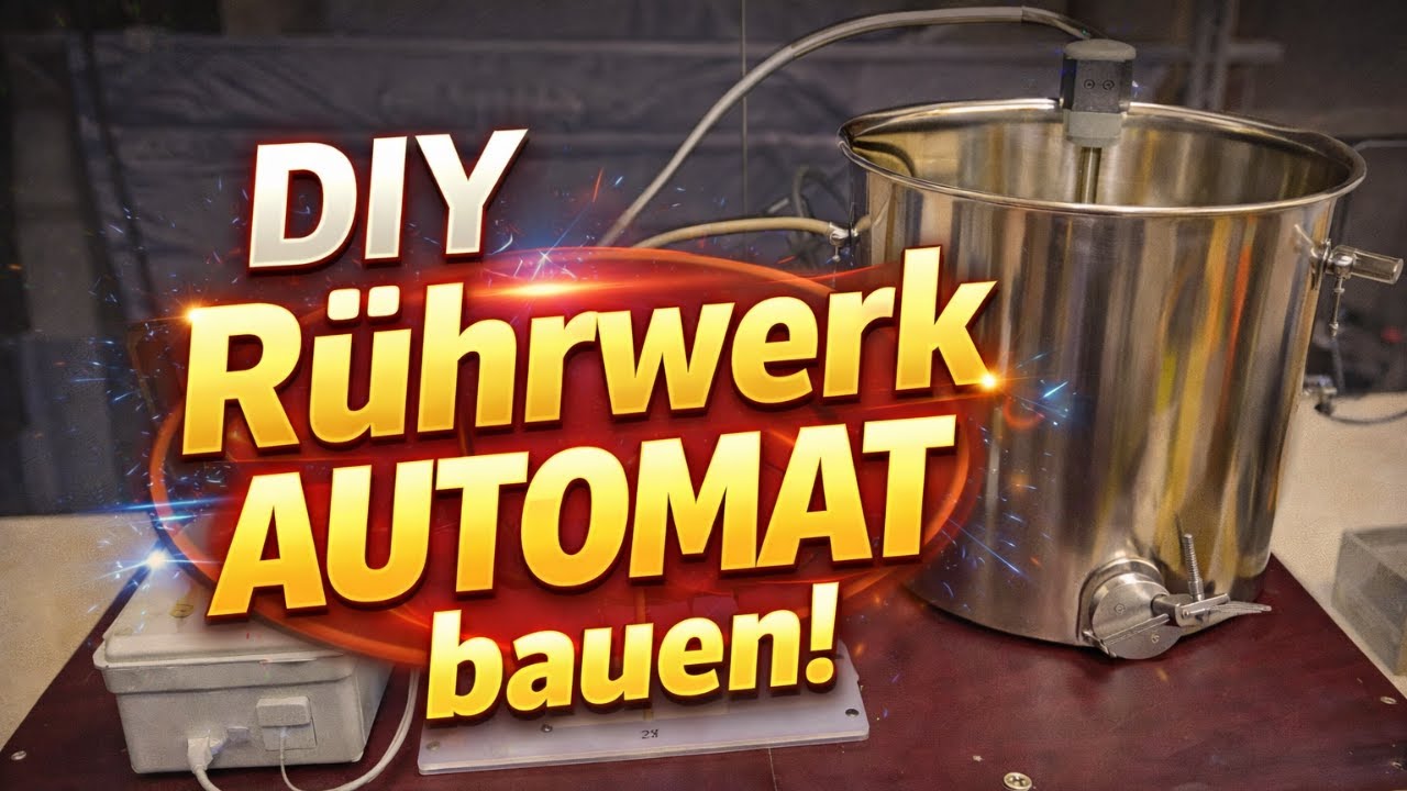 Rührwerk Automat selber bauen | DIY Rührwerk für Braukessel & Maische