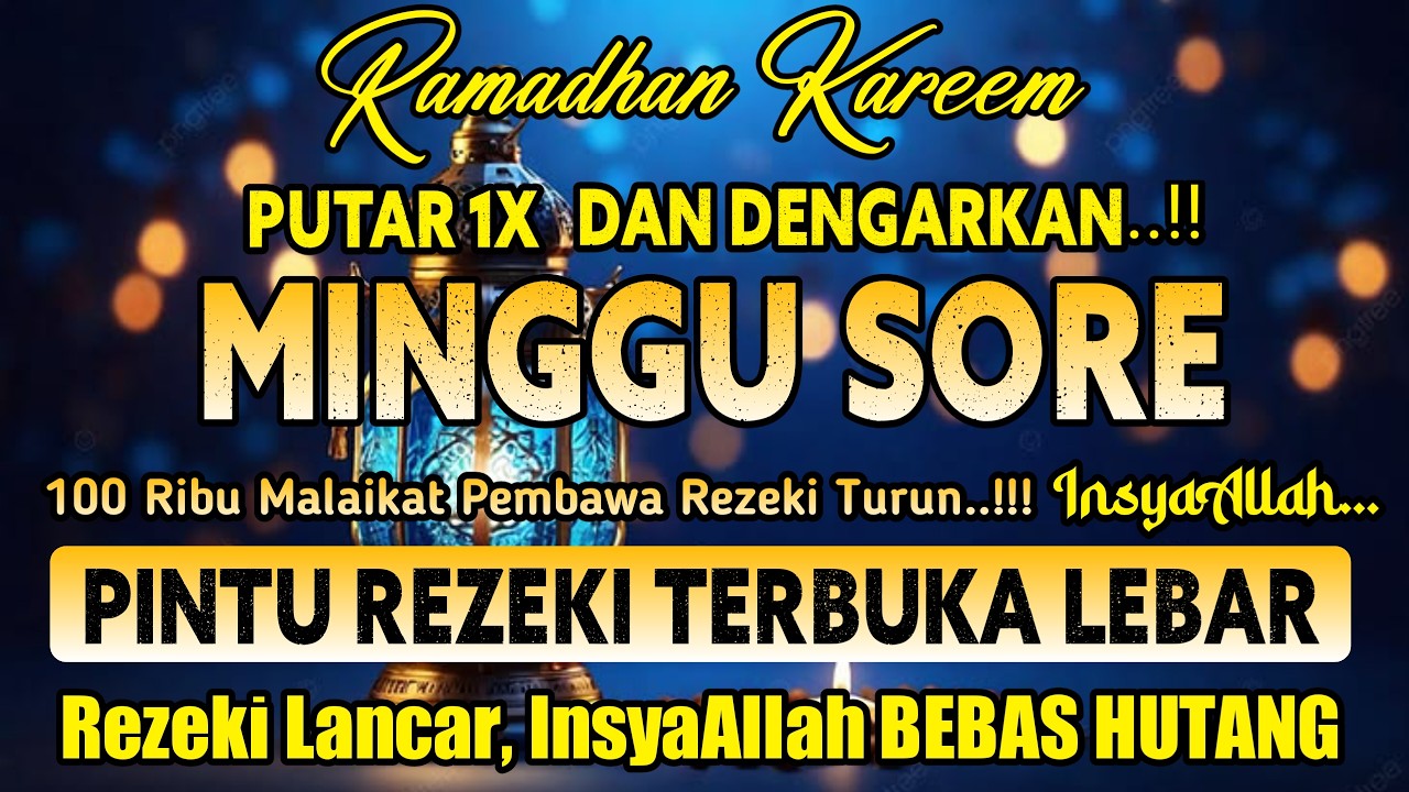 🔴Langsung Terkabul. ‼️Putar Ayat Ini, Jangan Kaget Rezeki Datang Dari Segala Arah, DOA HARIAN Aamiin