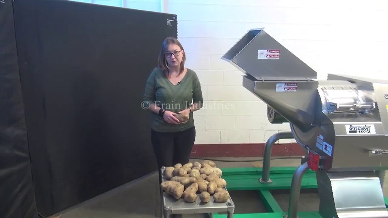 Urschel Diversacut Stainless Steel Slicer/Dicer Demonstration