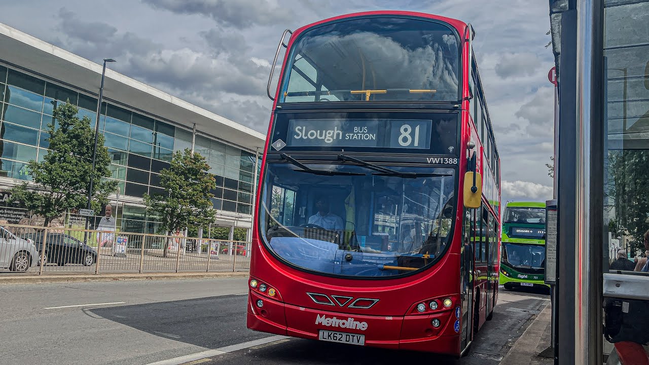 FRV. Metroline Route 81: Hounslow Bus Station - Slough VW1388 (LK62DTV) Wright Gemini 2