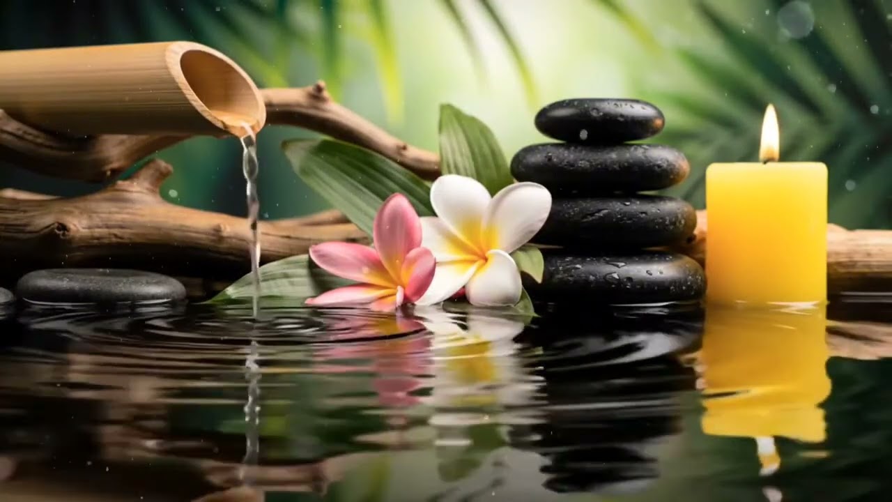 Relaxing Music + Soothing Water Sounds 🌿 Ease Overthinking, Reduce Stress, Anxiety & Depression