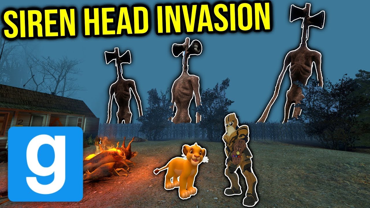 ГОЛОВОЛОВА СИРЕНЫ ПРЕСЛЕДУЕТ МЕНЯ!! (gmod nextbot)