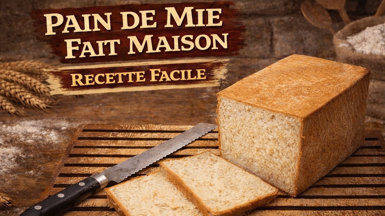Pain de mie Fait Maison 🍞 RECETTE FACILE 👨‍🍳