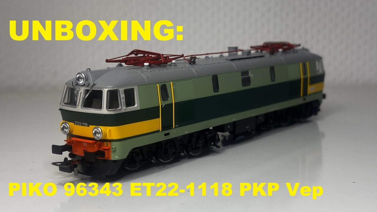 UNBOXING: PIKO 96343 ET22-1118 PKP Vep.