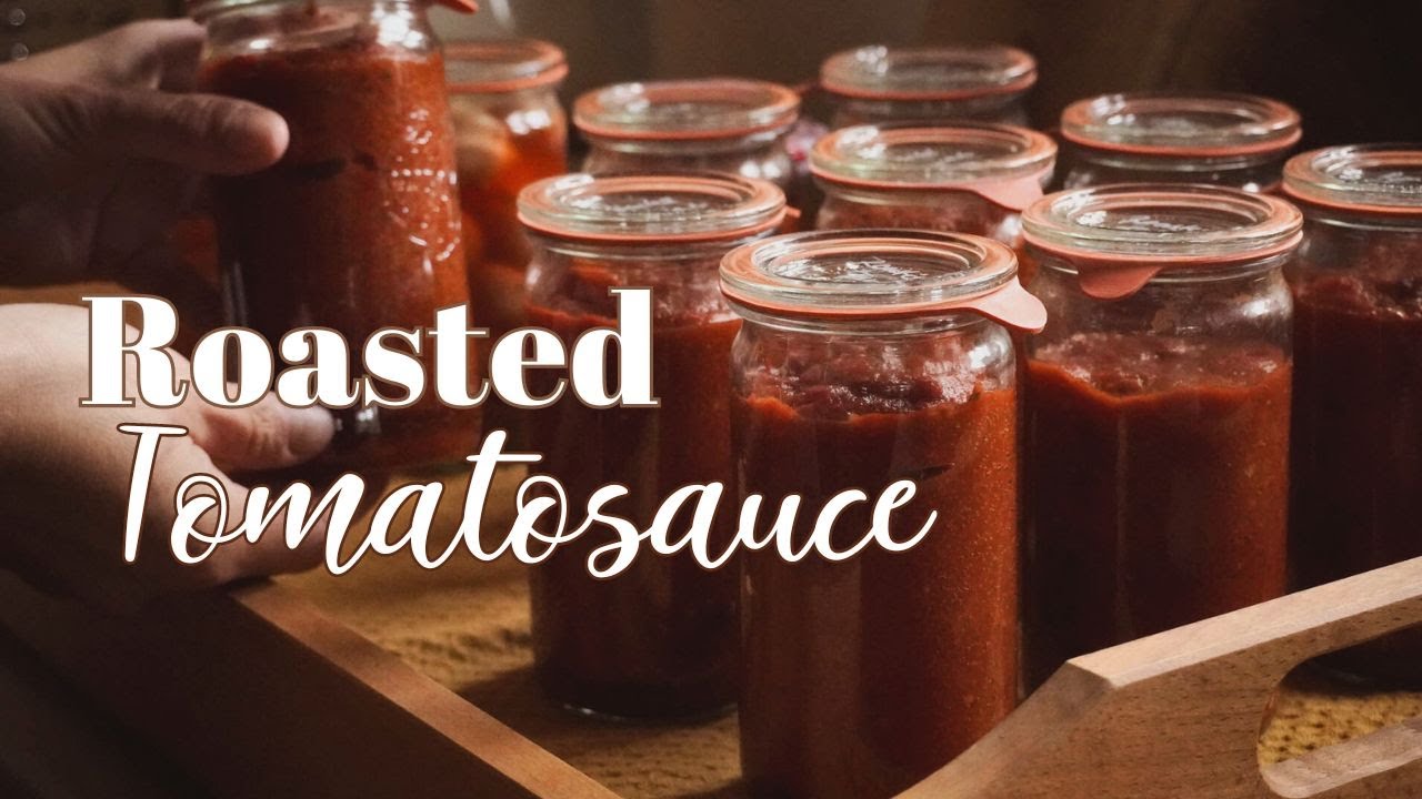 Platz 1 bei euch 😍 MEGA leckere Tomatensoße für alle Gelegenheiten einkochen:  Roasted Tomatosauce 